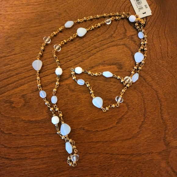 Cookie Lee Gold Glass Bead Necklaces (Two Necklaces included) - Picture 2 of 9